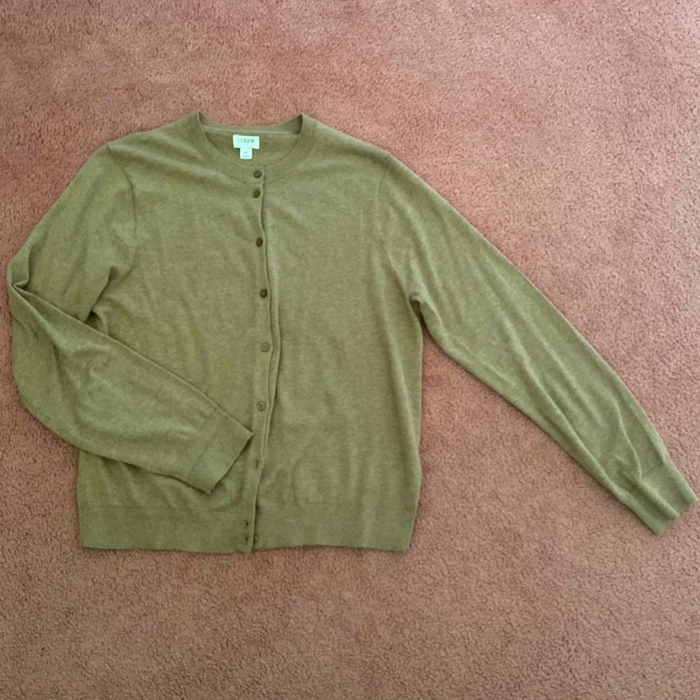 J.Crew XL Tan Cardigan